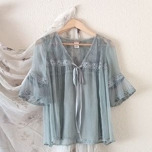Sheer Silk Blouse